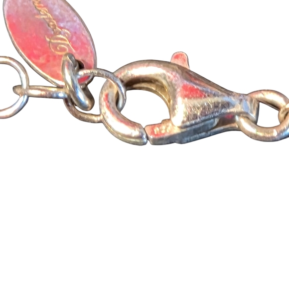 Sterling Silver Rosary Necklace With Cubic Zirconia - Picture 4 of 10